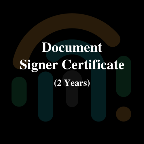 Document Signer Certificate (Organization) - 2Y