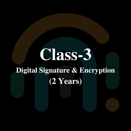 Class 3 Digital Signature + Encryption (Combo) - 2Y