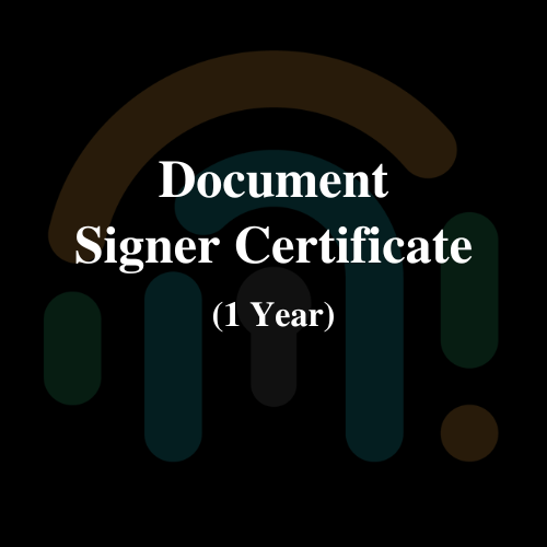 Document Signer Certificate (Organization) - 1Y